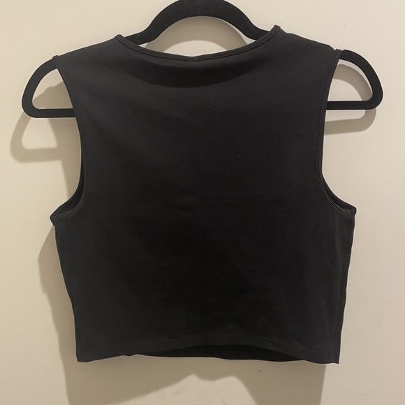 NWT Express Black Crop Top - Picture 4 of 4